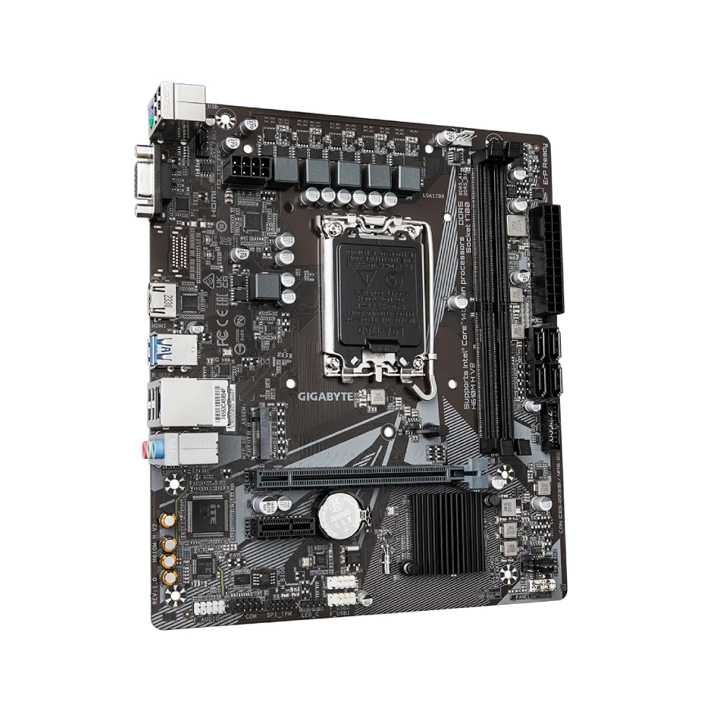 Gigabyte Motherboard H610M H V2 DDR5 For INTEL 14th | 13th | 12th Gen view 3